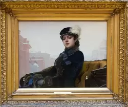 Картина «Неизвестная» Крамского в Третьяковской галерее