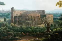 Картина «Вид Рима. Колизей» Матвеев Ф.М. в Третьяковской галерее
