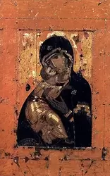 Владимирская икона Божьей матери в Третьяковской галерее