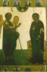 Благовещенский собор, икона «Благовещение с акафистом», 17 в.