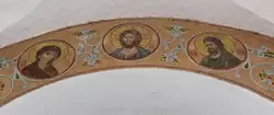 Даниловский монастырь, мозаика в своде Святых ворот