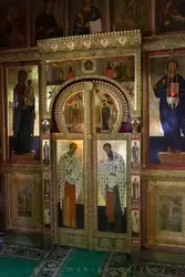 Даниловский монастырь в Москве, царские врата Северного придела, храм Святых Отцов Семи Вселенских соборов