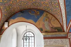 Даниловский монастырь в Москве, росписи притвора храма Святых Отцов Семи Вселенских соборов