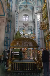 Камень помазания в Воскресенском соборе Новоиерусалимского монастыря