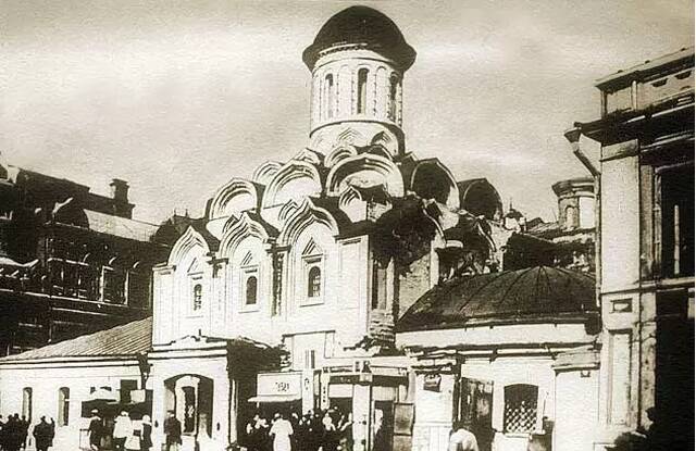Казанский собор до разрушения, Москва, Красная площадь