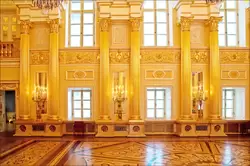 Большой дворец Царицыно, стены Екатерининского зала