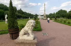 Усадьба Кусково, скульптура льва