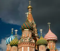 Красная площадь, храм Василия Блаженного в Москве