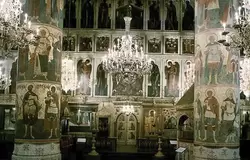 Интерьер Успенского собора кремля