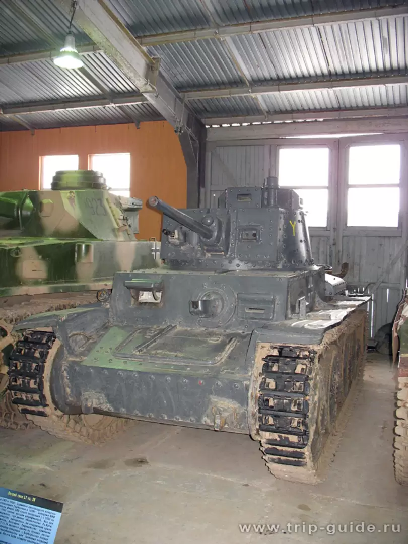 Танковый музей в Кубинке, легкий танк LT vz.38
