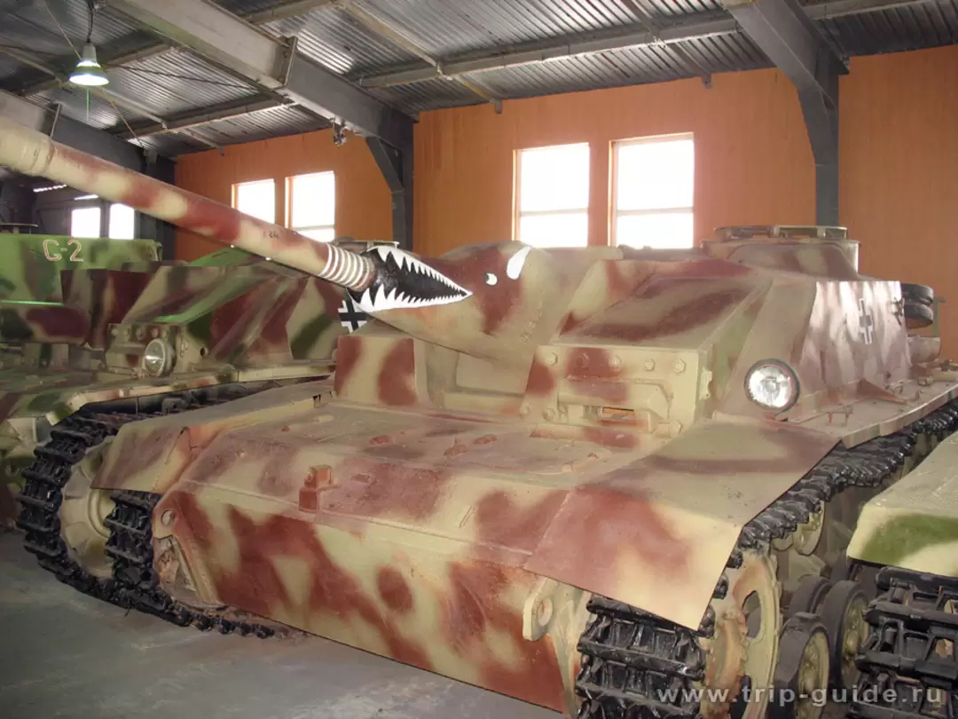 Танковый музей в Кубинке, немецкое cамоходное орудие SU - 75 Arsturm на базе танка T-3