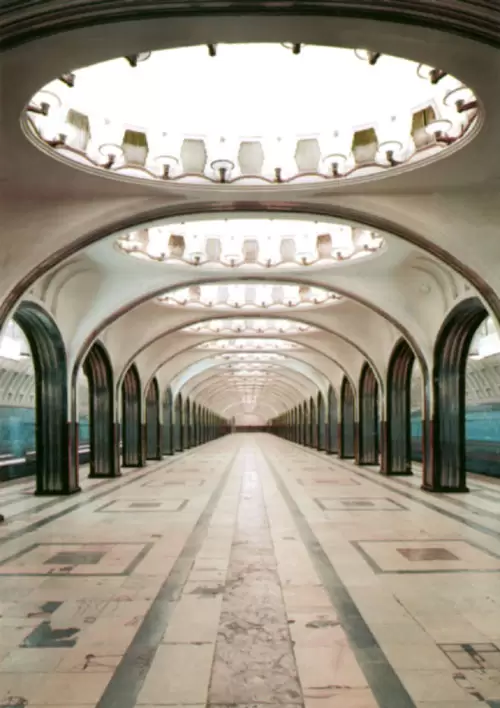 Московское метро, станция «Маяковская» Московское метро, станция «Маяковская»