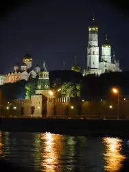 Москва ночью: кремль