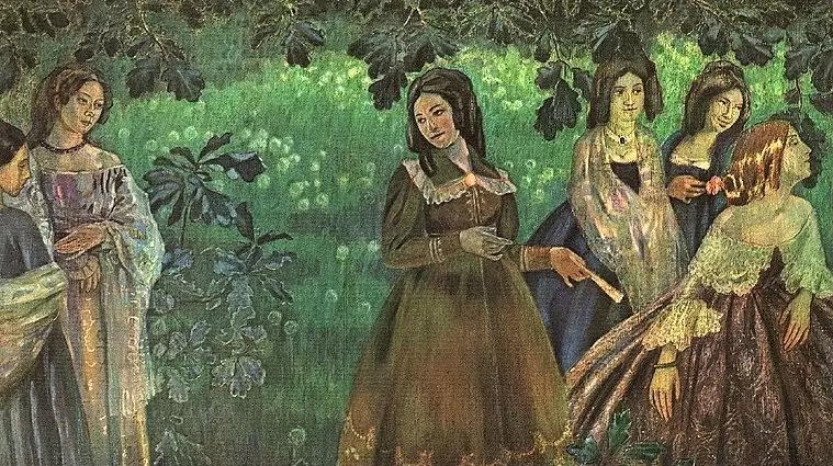 Борисов-Мусатов В.Э. «Изумрудное ожерелье» Борисов-Мусатов В.Э. «Изумрудное ожерелье»