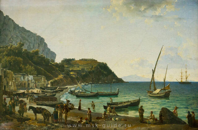 Картина «Большая гавань на острове Капри» Щедрин С.Ф.