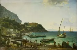 Картина «Большая гавань на острове Капри» Щедрин С.Ф.