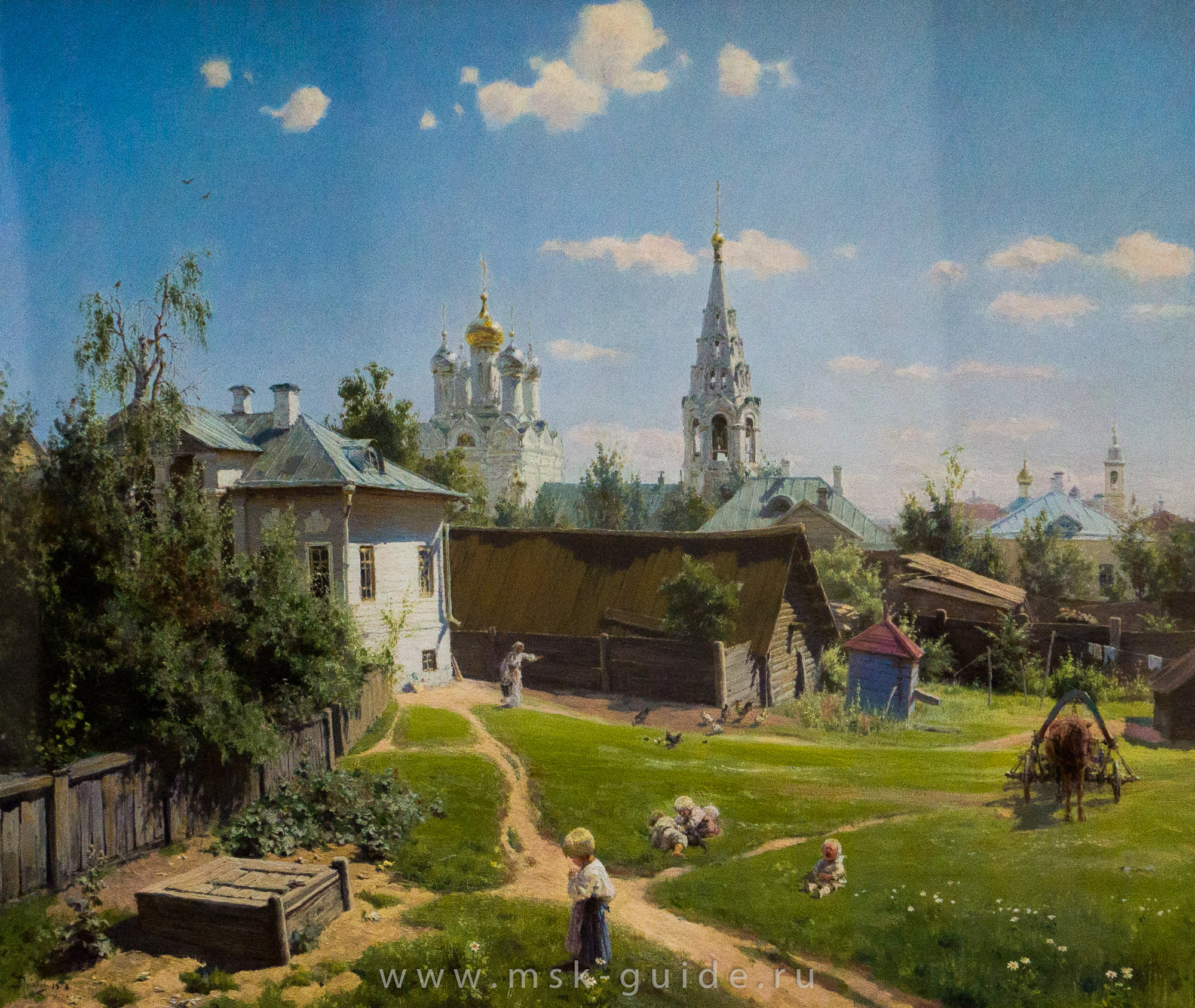 Картина «Московской дворик» Поленов В.Д. Картина «Московской дворик» Поленов В.Д.