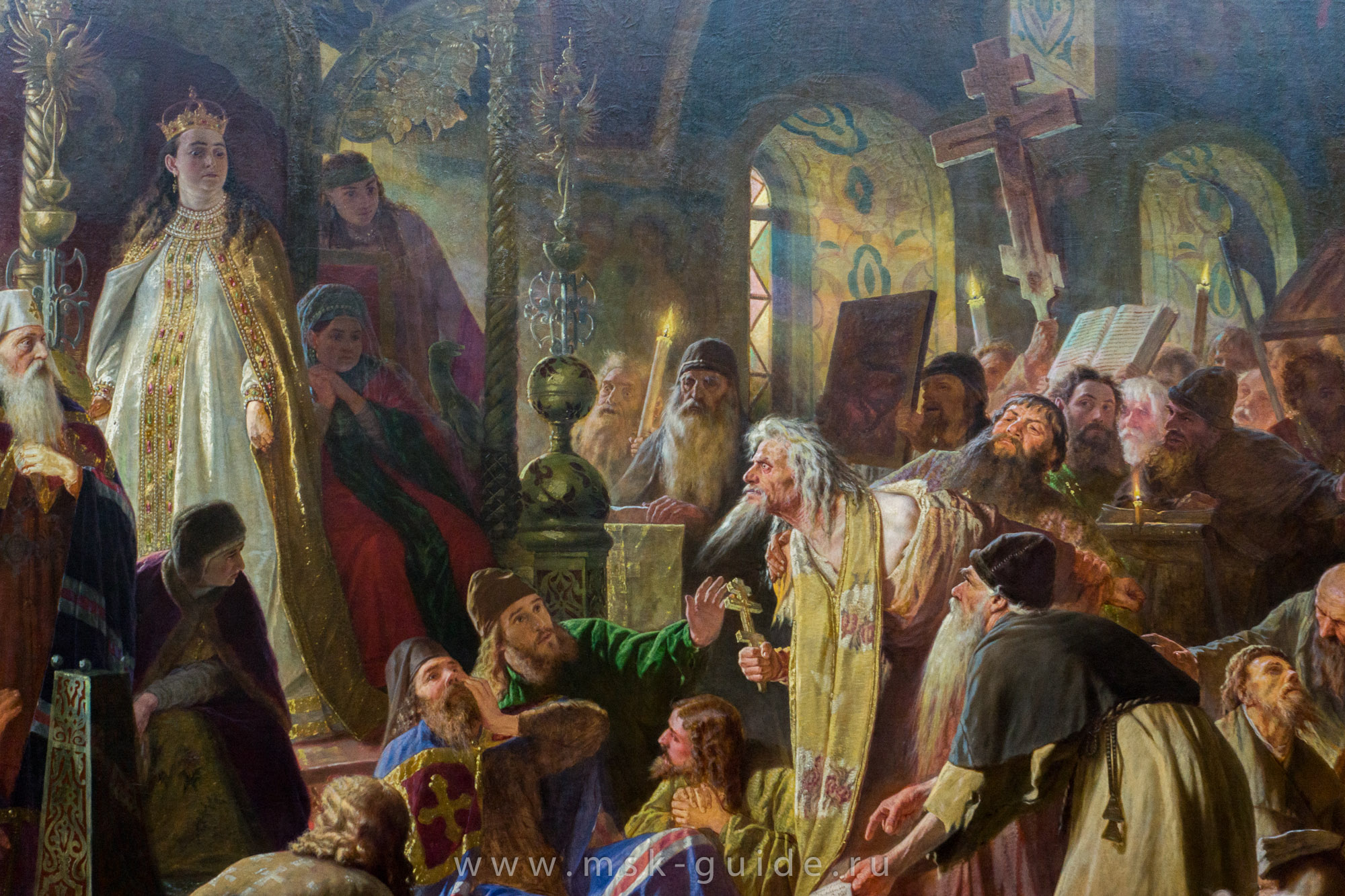 Картина «Никита Пустосвят. Спор о вере» Перова В.Г. Картина «Никита Пустосвят. Спор о вере» Перова В.Г.