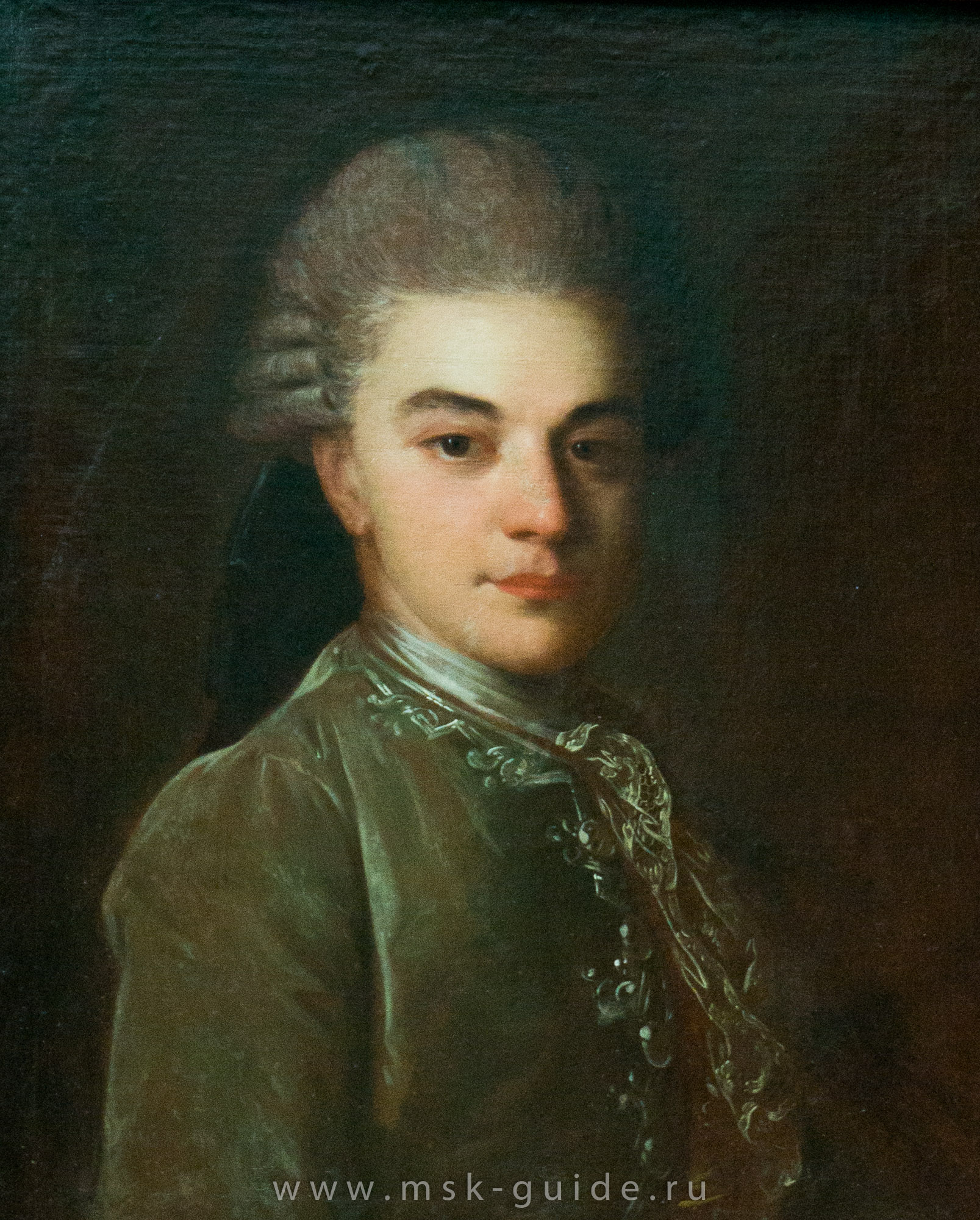 Картина «Портрет А.М. Римского-Корсакова» Рокотова Ф.С. в Третьяковской галерее Картина «Портрет А.М. Римского-Корсакова» Рокотова Ф.С. в Третьяковской галерее