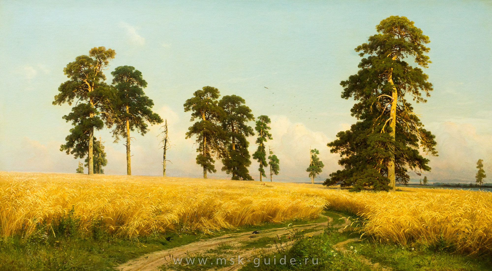 Картина «Рожь» Шишкина И.И. в Третьяковской галерее Картина «Рожь» Шишкина И.И. в Третьяковской галерее