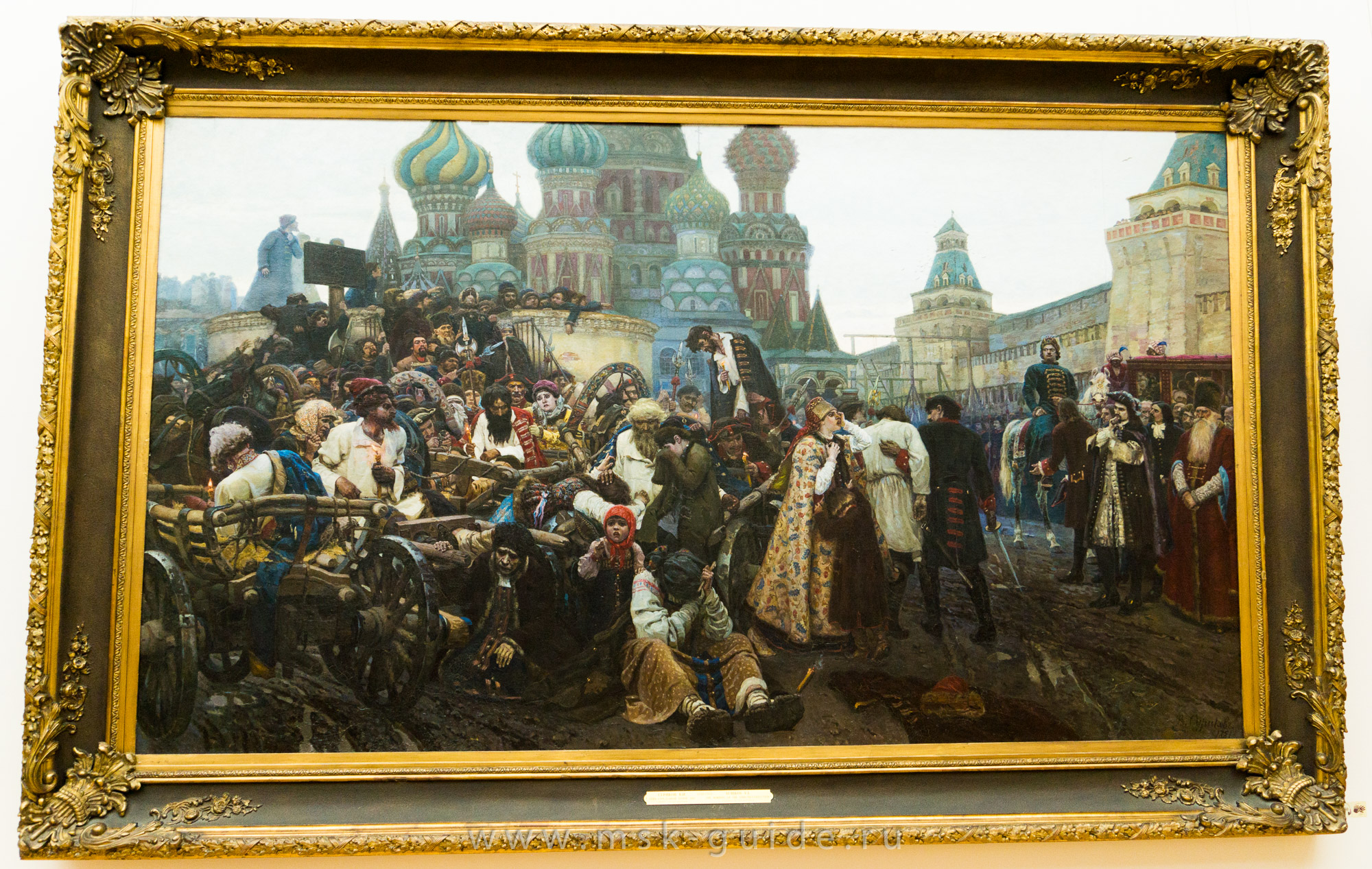 Картина «Утро стрелецкой казни» Сурикова В.И. Картина «Утро стрелецкой казни» Сурикова В.И.