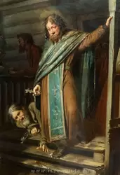 Священник на картине Перова В.Г. «Сельский крестный ход на Пасхе»