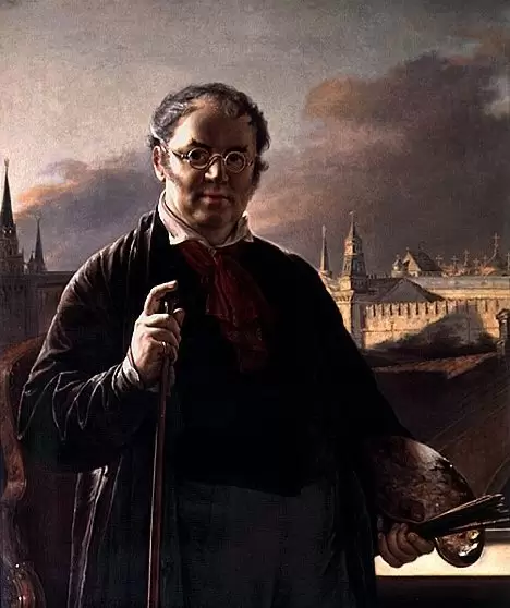 Тропинин В.А., автопортрет Тропинин В.А., автопортрет