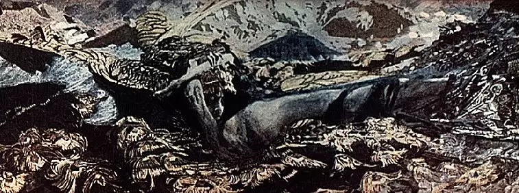 Врубель М.А. «Демон поверженный» Врубель М.А. «Демон поверженный»