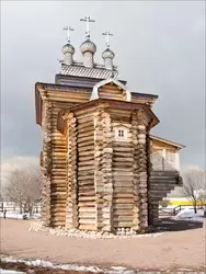 Церковь Георгия Победоносца, 1685г. в музее деревянного зодчества Коломенское