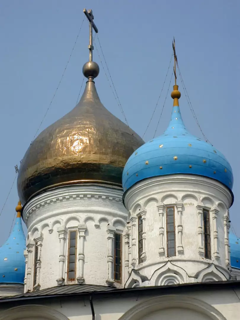 Новоспасский монастырь, Спасо-Преображенский собор, купола Новоспасский монастырь, Спасо-Преображенский собор, купола
