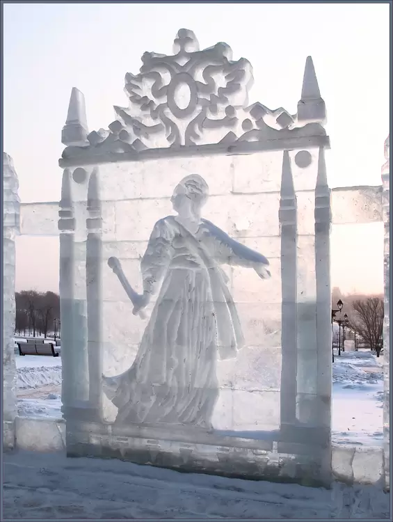 Ледяные скульптуры в парке Царицыно Ледяные скульптуры в парке Царицыно