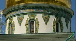 Новоиерусалимский монастырь, изразцы на центральной главе Воскресенского собора