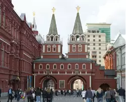 Воскресенские ворота в Москве на Красной площади