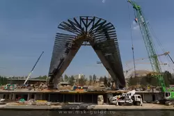 Парящий мост в Зарядье - фото