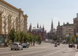 Вид в сторону Исторического музея и Красной площади 