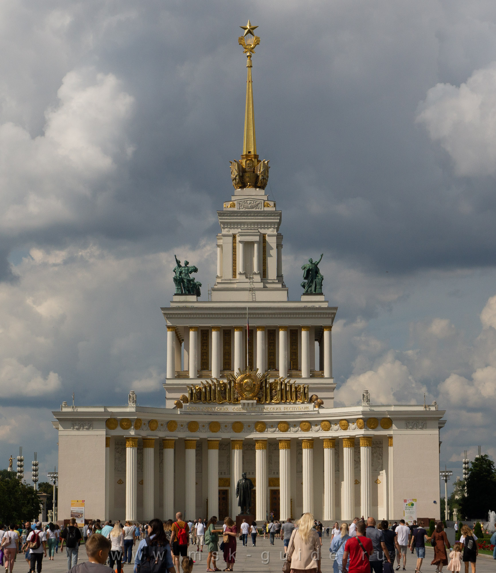 Павильон № 1 «Центральный», ВДНХ, город Москва