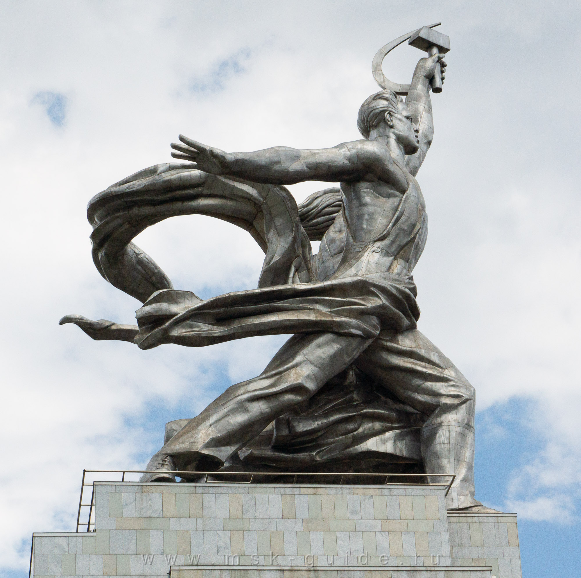 Скульптура «Рабочий и колхозница», фото 3