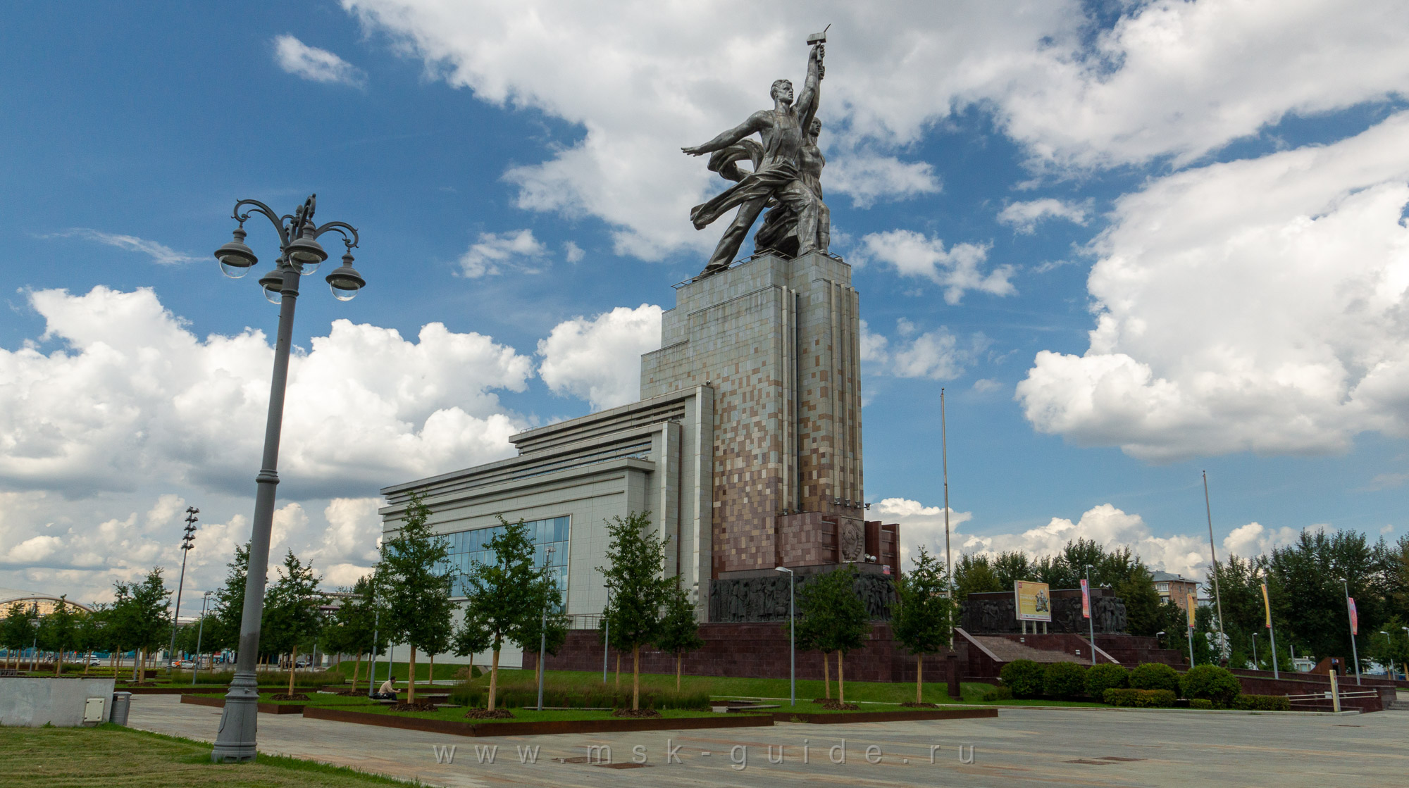 Скульптура «Рабочий и колхозница», фото 4