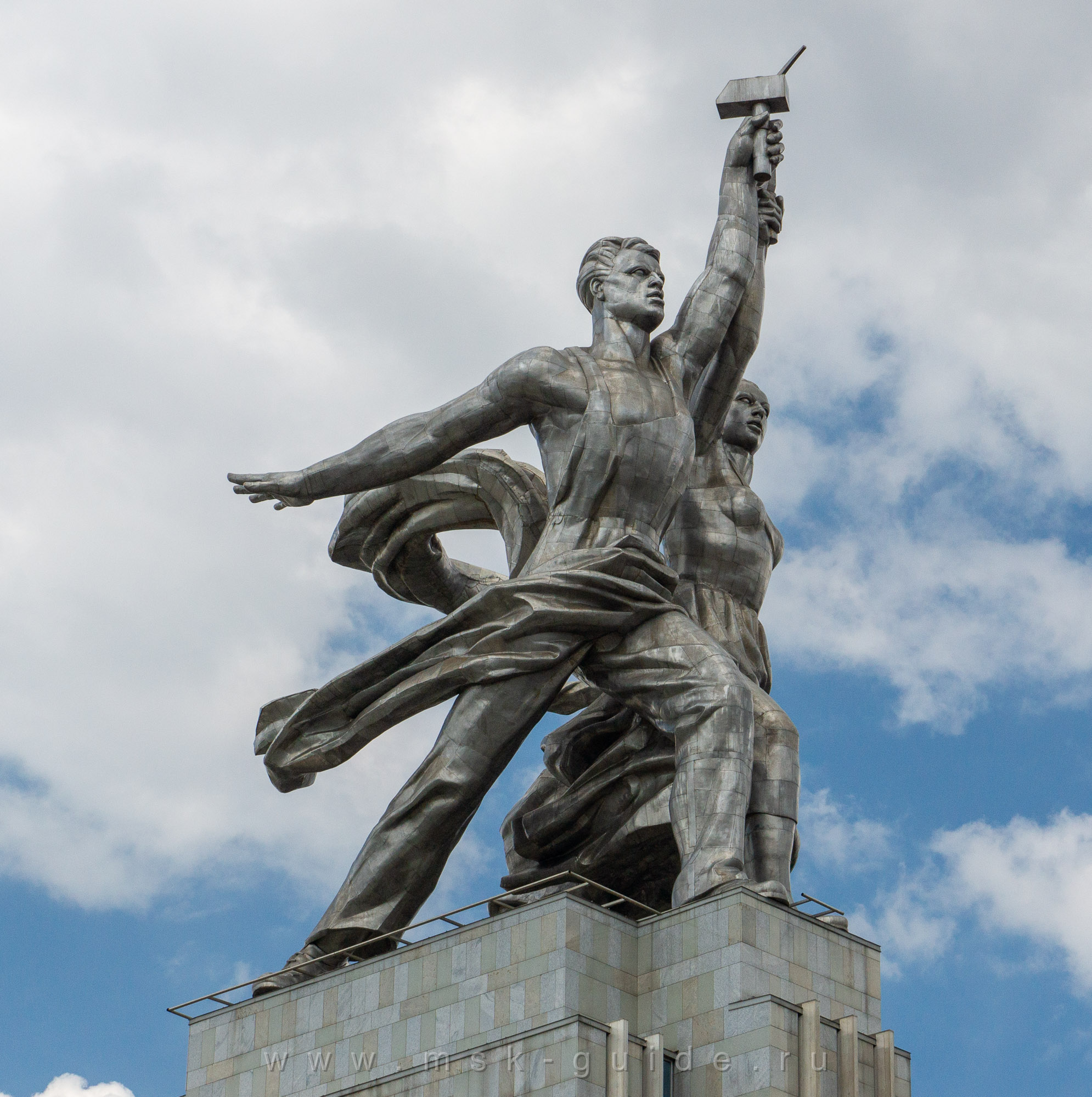 Скульптура «Рабочий и колхозница», фото 5