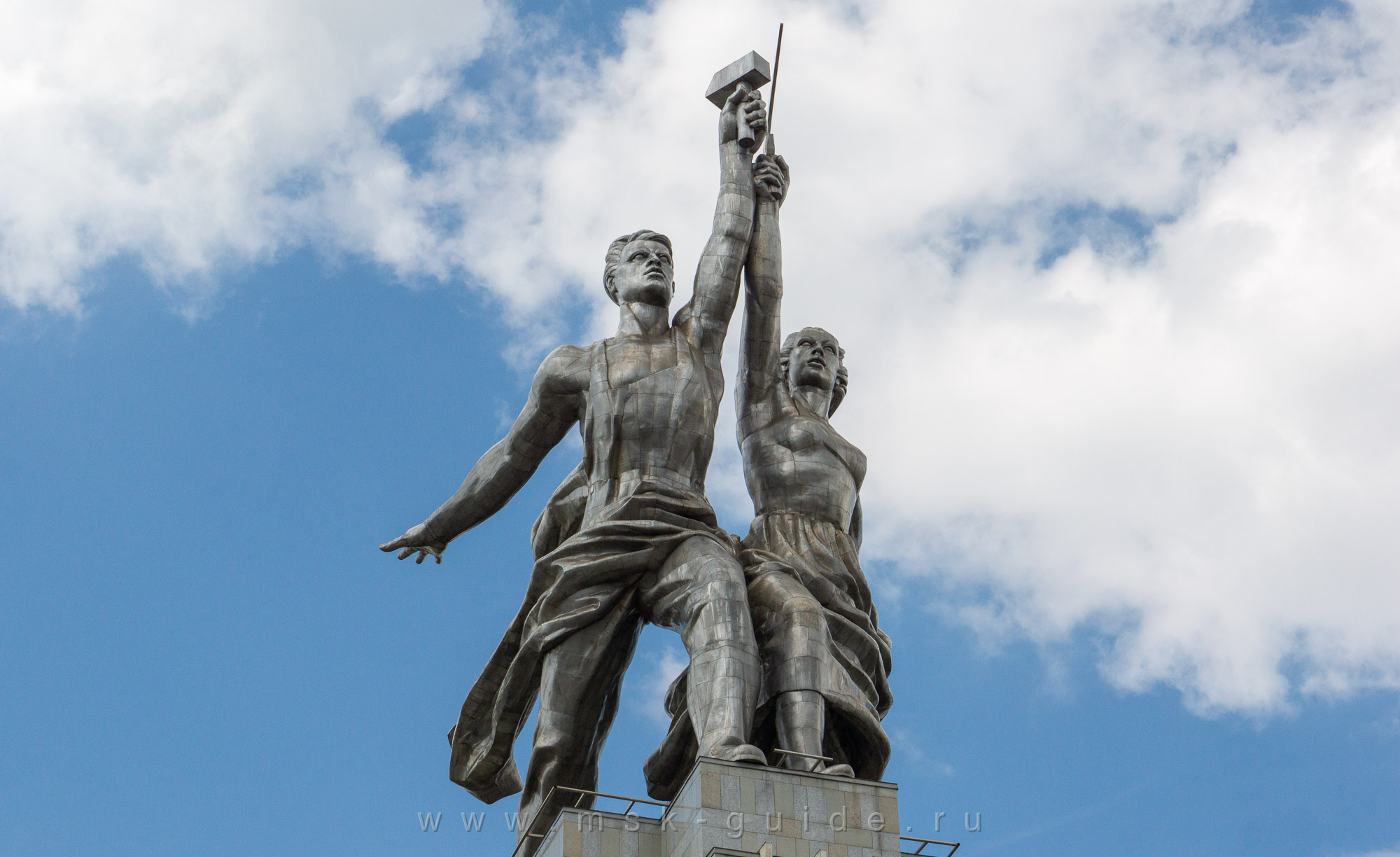 Скульптура «Рабочий и колхозница», фото 6