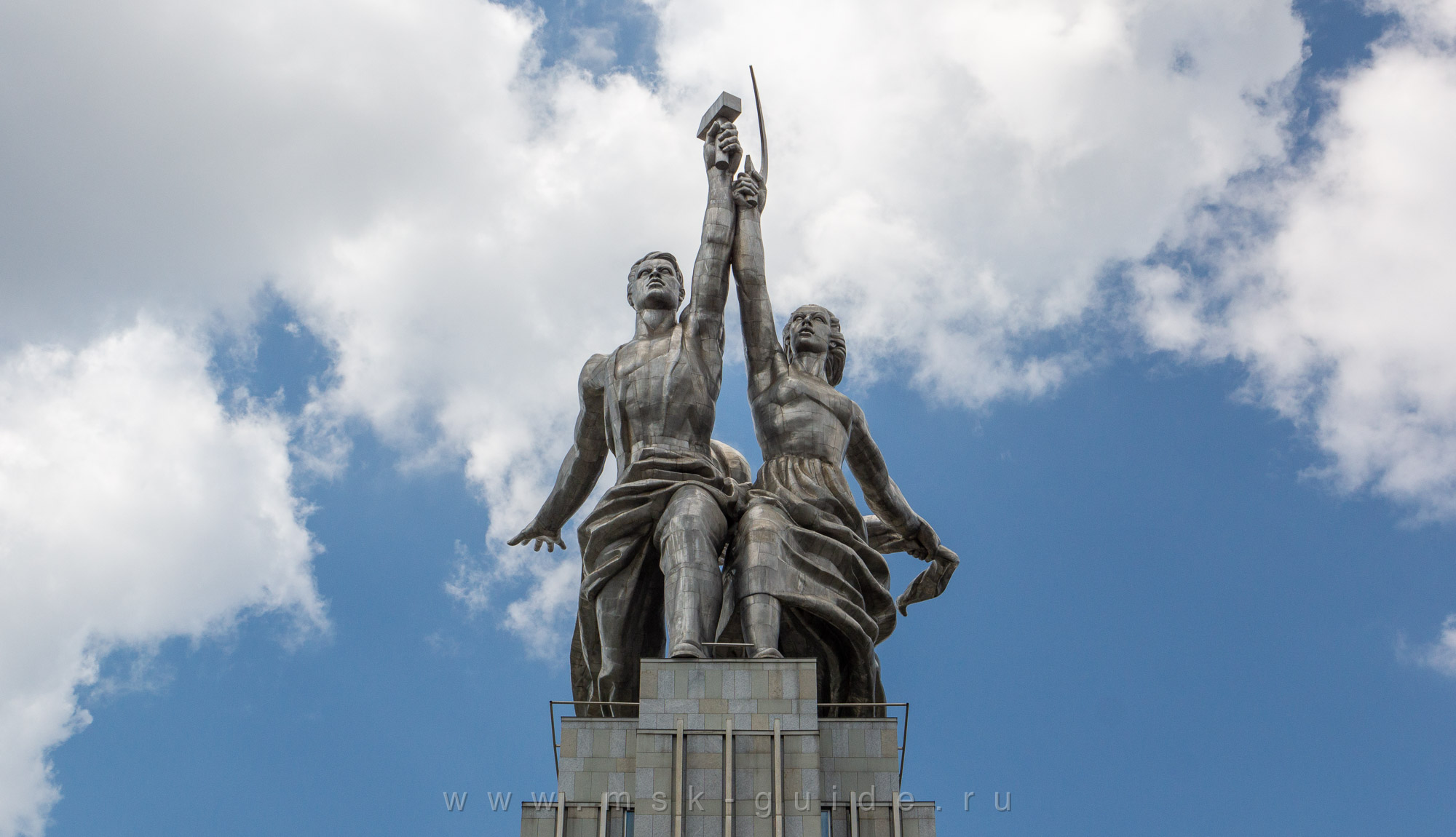 Скульптура «Рабочий и колхозница», фото 10