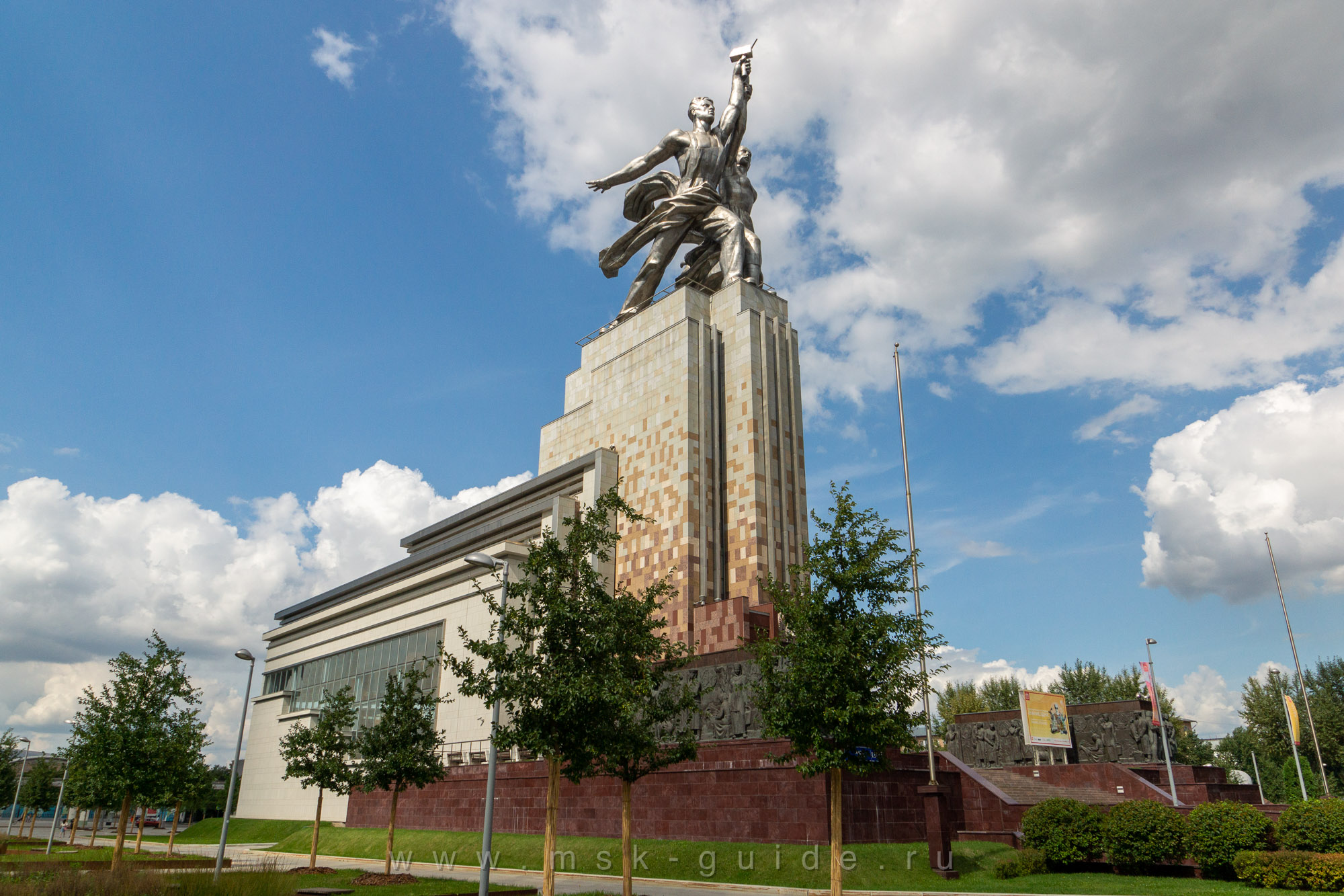 Скульптура «Рабочий и колхозница», фото 15