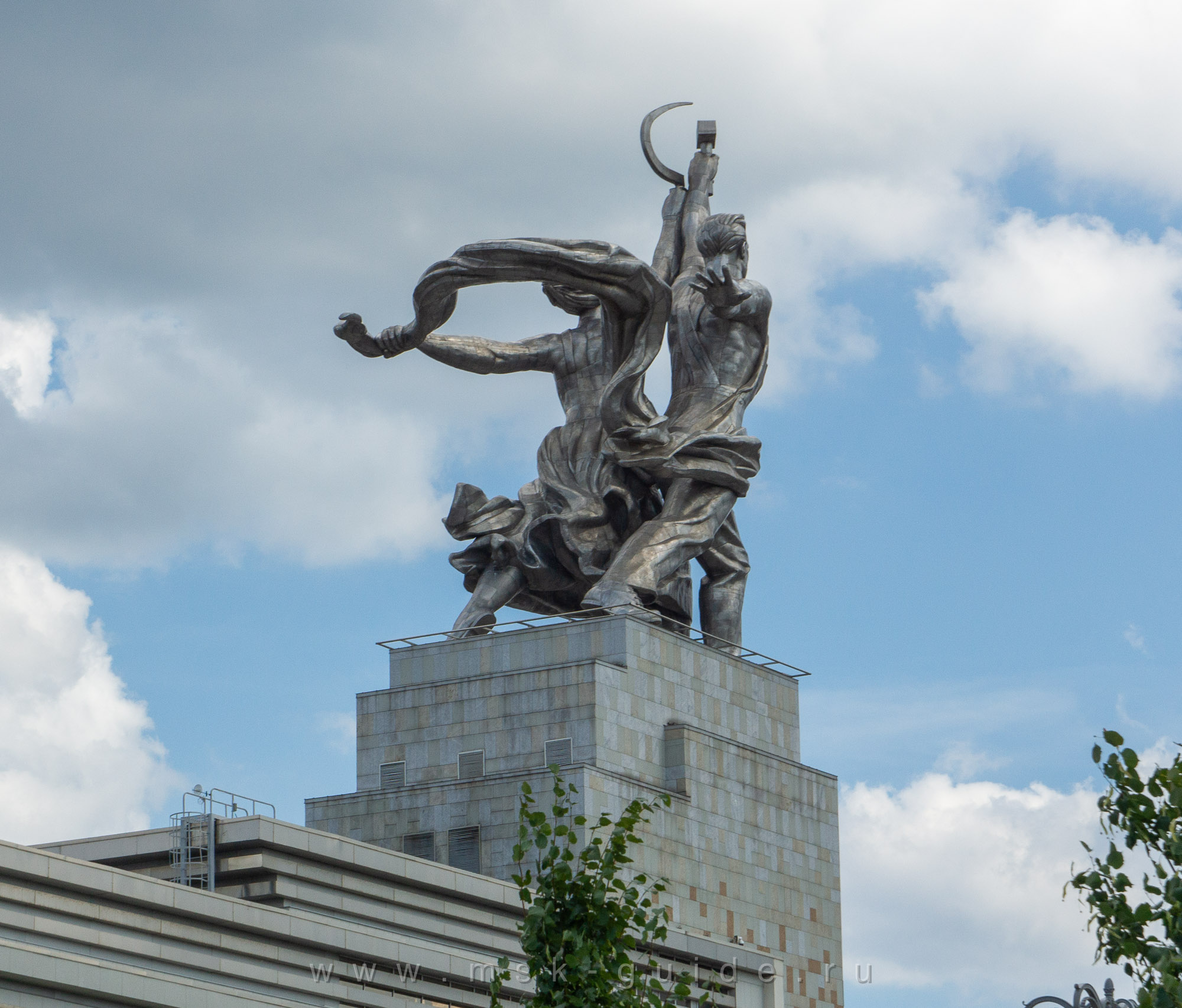 Скульптура «Рабочий и колхозница», фото 16