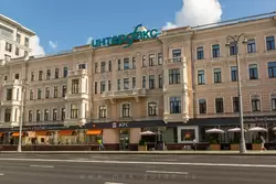 Здание Интерфакса на Тверской улице