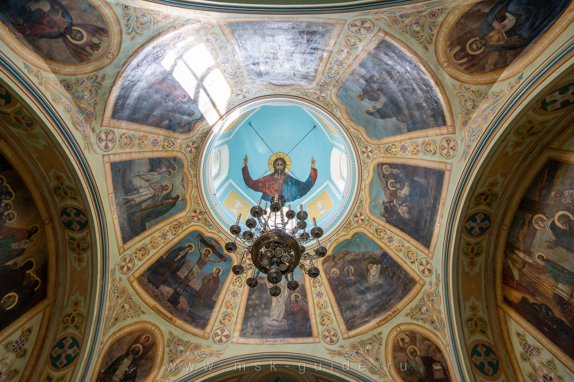 Введенский храм, росписи купола Введенский храм, росписи купола