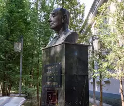 Памятник академику Флёрову в Дубне