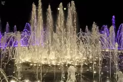 Светомузыкальный фонтан в парке Царицыно
