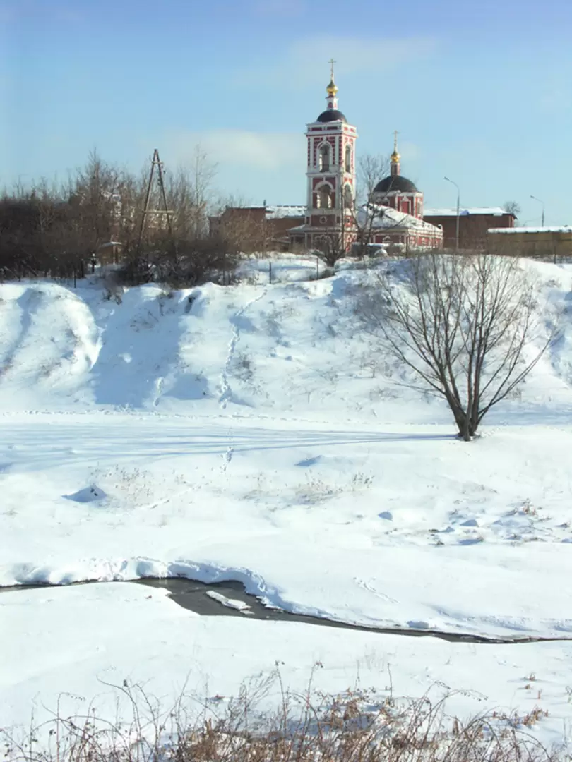 Речка Городня в феврале Речка Городня в феврале