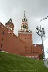 Спасская башня Московского кремля