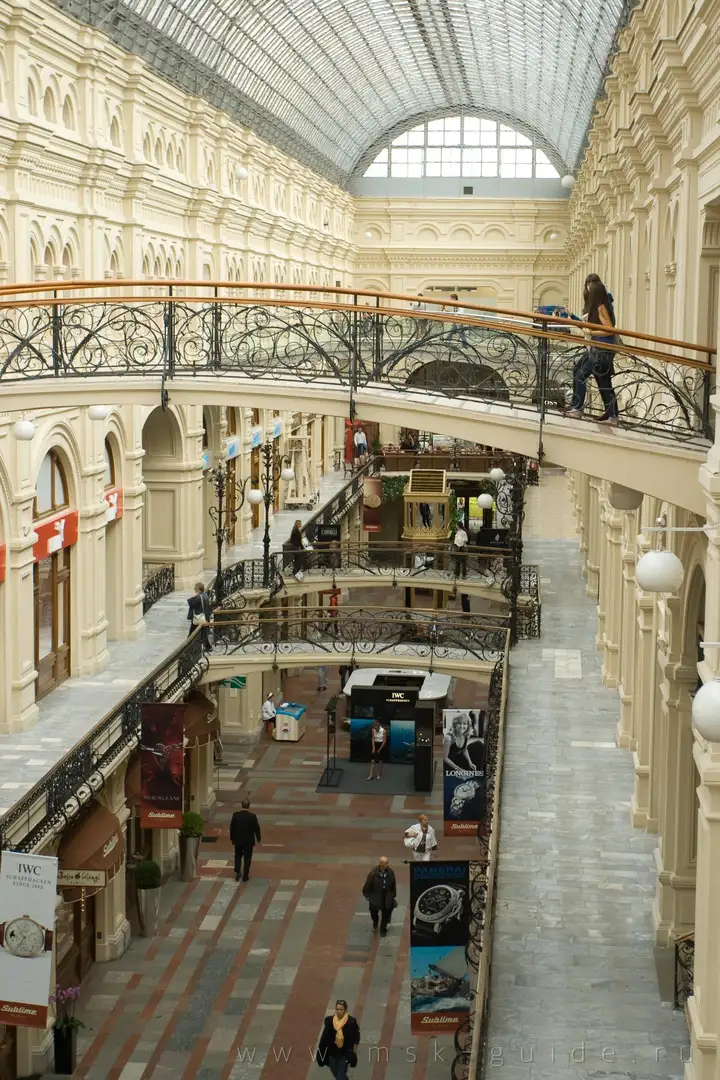 ГУМ, мостики между галереями ГУМ, мостики между галереями